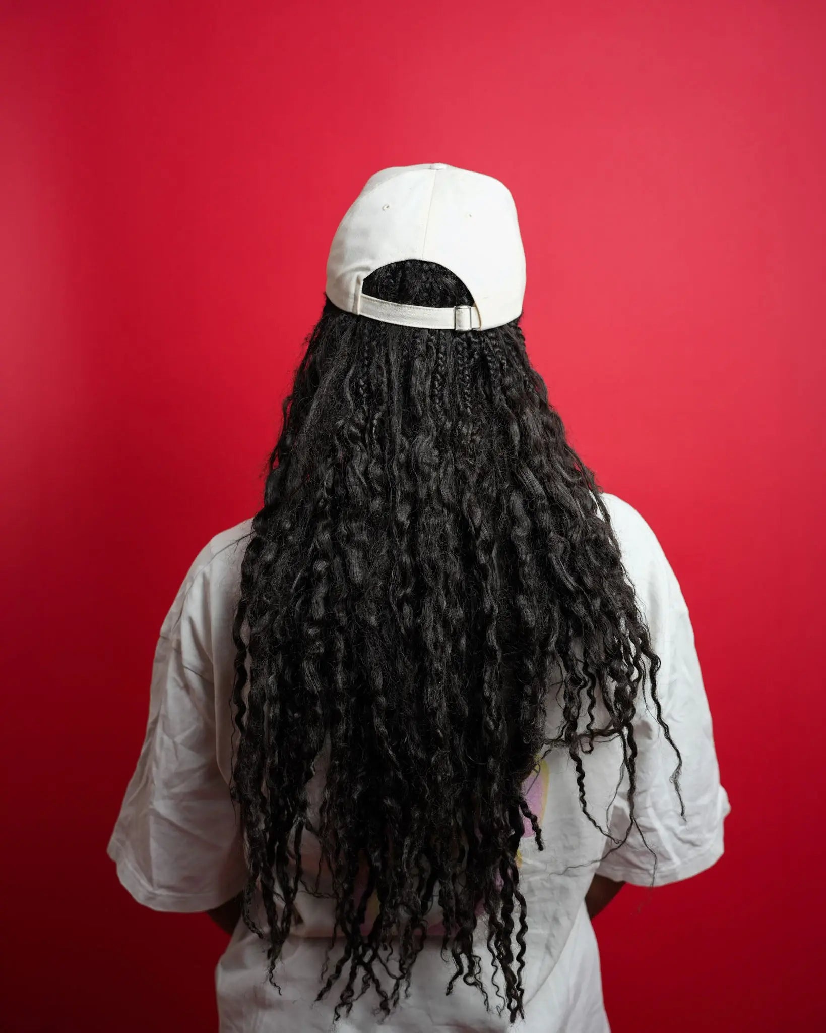 Fome Cap natural/ navy Don't Touch My Hair