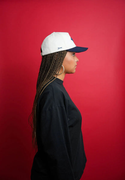 Fome Cap natural/ navy Don't Touch My Hair
